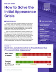 How to Solve the Initial Appearance Crisis by Malia N. Brink, Pamela R. Metzger, and Jiacheng Yu