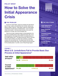 How to Solve the Initial Appearance Crisis by Malia N. Brink, Pamela R. Metzger, and Jiacheng Yu