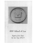 Report of the Dean for the Year 1974-1975 by Charles O. Galvin